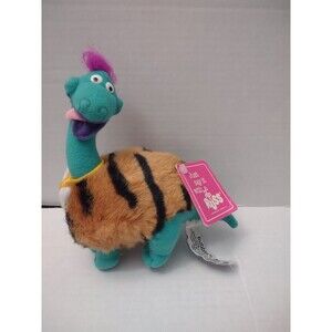 Vintage Russ Flintstone's Rubbles Jr. Dinosaur Plush New Old Stock